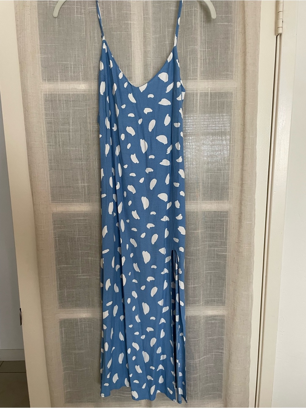 Reformation blue midi dress